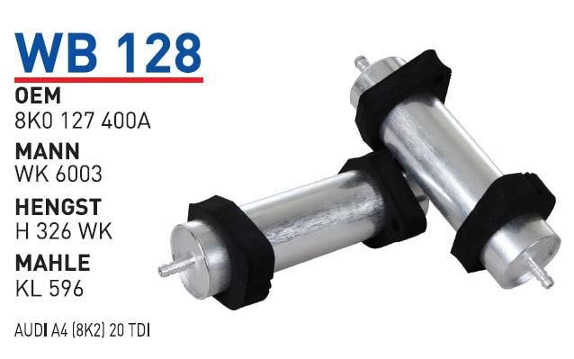 Wunder WB 128 Топливный фильтр WB128: Отличная цена - Купить в Польше на 2407.PL!