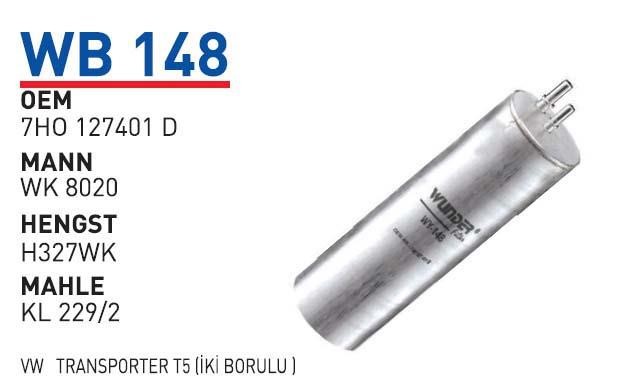 Wunder WB 148 Kraftstofffilter WB148: Kaufen Sie zu einem guten Preis in Polen bei 2407.PL!