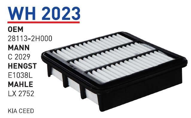 Wunder WH 2023 Air filter WH2023: Buy near me in Poland at 2407.PL - Good price!