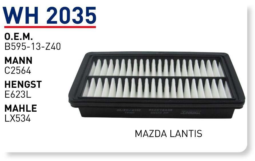 Wunder WH 2035 Air filter WH2035: Buy near me in Poland at 2407.PL - Good price!