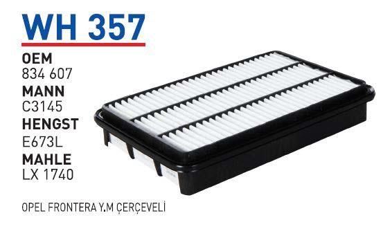 Wunder WH 357 Air filter WH357: Buy near me in Poland at 2407.PL - Good price!