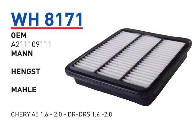 Wunder WH 8171 Air filter WH8171: Buy near me in Poland at 2407.PL - Good price!