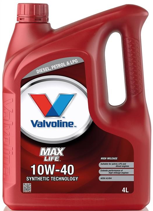 Valvoline 872296 Моторное масло Valvoline Maxlife 10W-40, 4л 872296: Отличная цена - Купить в Польше на 2407.PL!