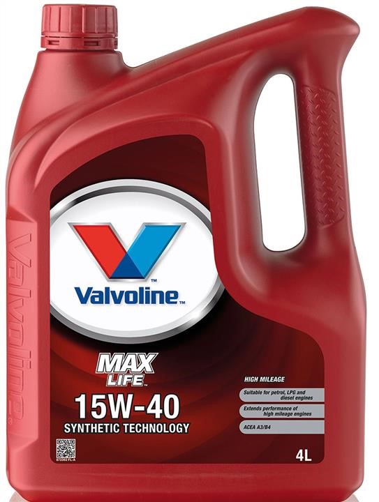 Valvoline 872362 Motoröl Valvoline Maxlife 15W-40, 4L 872362: Kaufen Sie zu einem guten Preis in Polen bei 2407.PL!