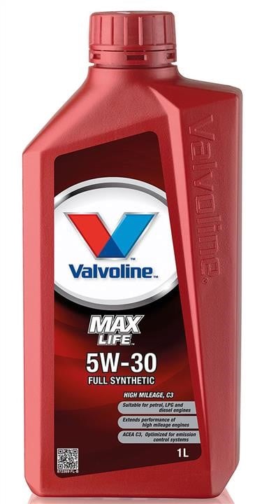 Valvoline 872369 Engine oil Valvoline Maxlife 5W-30, 1L 872369: Buy near me in Poland at 2407.PL - Good price!