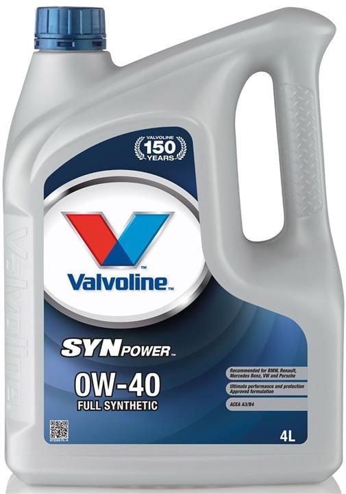 Valvoline 872588 Моторное масло Valvoline SynPower 0W-40, 4л 872588: Отличная цена - Купить в Польше на 2407.PL!
