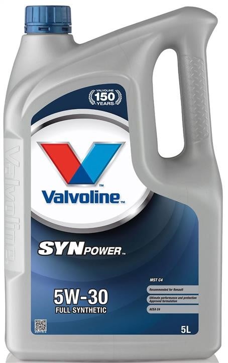 Valvoline 872771 Моторное масло Valvoline SynPower MST C4 5W-30, 5л 872771: Отличная цена - Купить в Польше на 2407.PL!