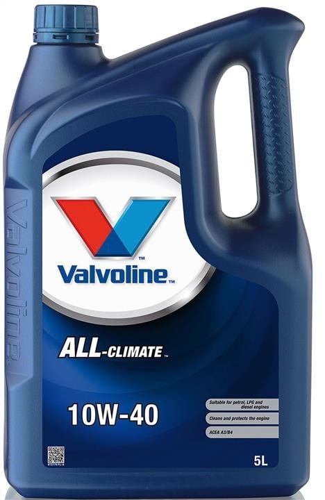 Valvoline 872776 Engine oil Valvoline All-Climate Extra 10W-40, 5L 872776: Buy near me in Poland at 2407.PL - Good price!
