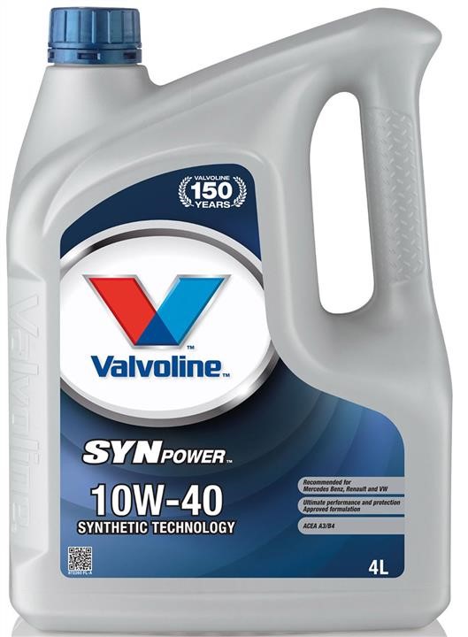 Valvoline 872260 Engine oil Valvoline SynPower 10W-40, 4L 872260: Buy near me in Poland at 2407.PL - Good price!