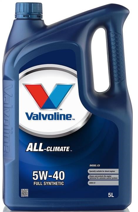 Valvoline 872277 Engine oil Valvoline All-Climate 5W-40, 5L 872277: Buy near me in Poland at 2407.PL - Good price!