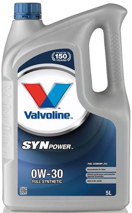 Valvoline 874310 Моторное масло Valvoline SynPower FE 0W-30, 5л 874310: Отличная цена - Купить в Польше на 2407.PL!
