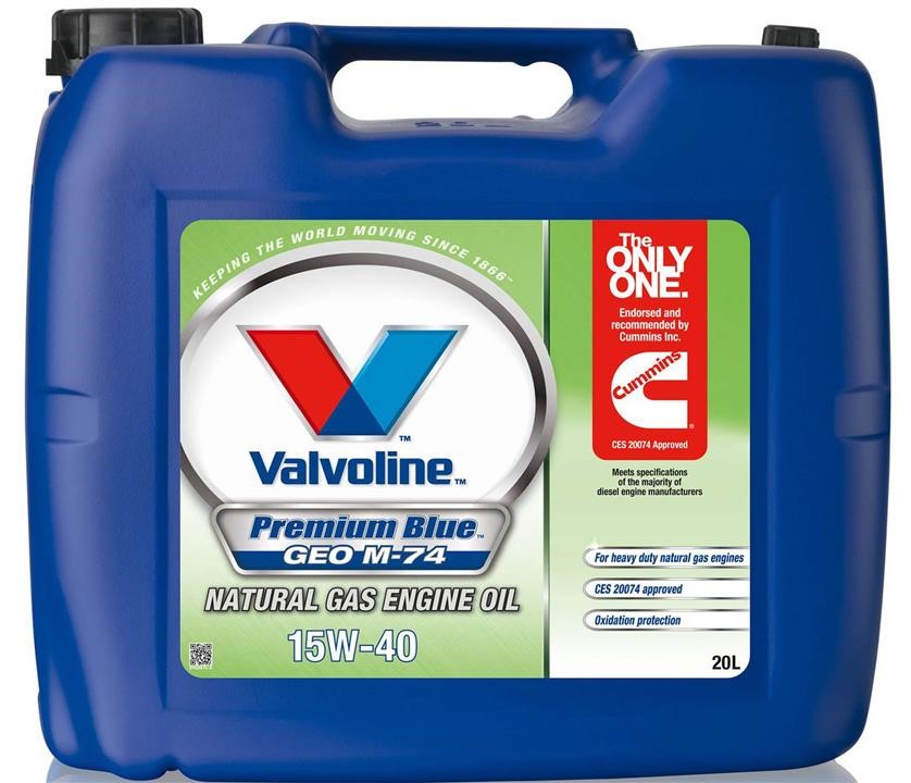 Valvoline 874346 Моторна олива VALVOLINE PREMIUM BLUE GEO M-74 15W-40, API CD, 20л 874346: Приваблива ціна - Купити у Польщі на 2407.PL!