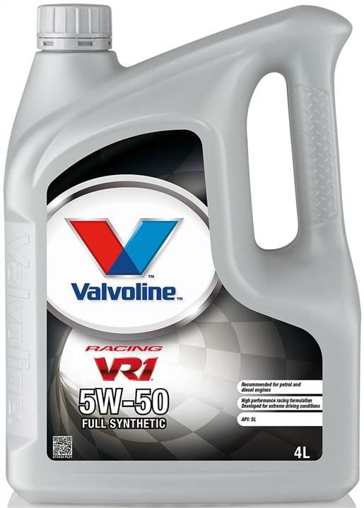 Valvoline 873434 Engine oil Valvoline VR1 Racing 5W-50, 4L 873434: Buy near me at 2407.PL in Poland at an Affordable price!