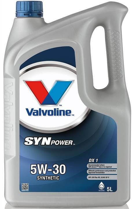 Valvoline 885853 Engine oil Valvoline SynPower DX1 5W-30, 5L 885853: Buy near me in Poland at 2407.PL - Good price!