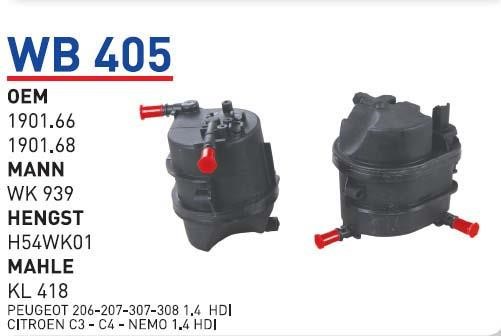Wunder WB405 Fuel filter WB405: Buy near me in Poland at 2407.PL - Good price!