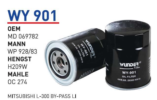Wunder WY 901 Oil Filter WY901: Buy near me at 2407.PL in Poland at an Affordable price!