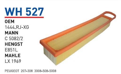 Wunder WH 527 Air filter WH527: Buy near me in Poland at 2407.PL - Good price!