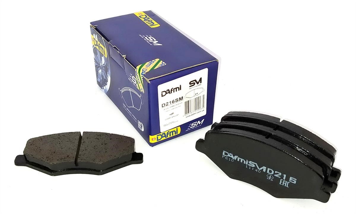 DAfmi D216SM Front disc brake pads, set D216SM: Buy near me in Poland at 2407.PL - Good price!