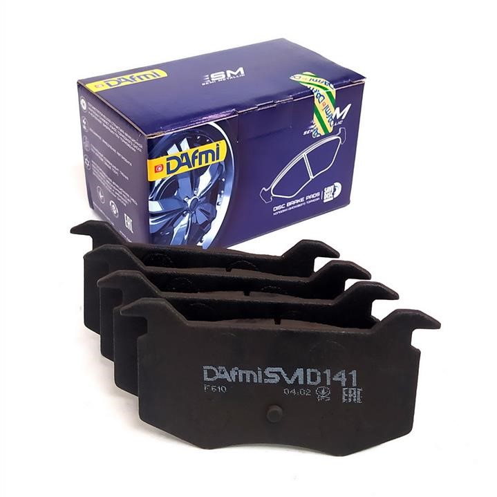 DAfmi D141SM Тормозные колодки дисковые передние, комплект D141SM: Отличная цена - Купить в Польше на 2407.PL!