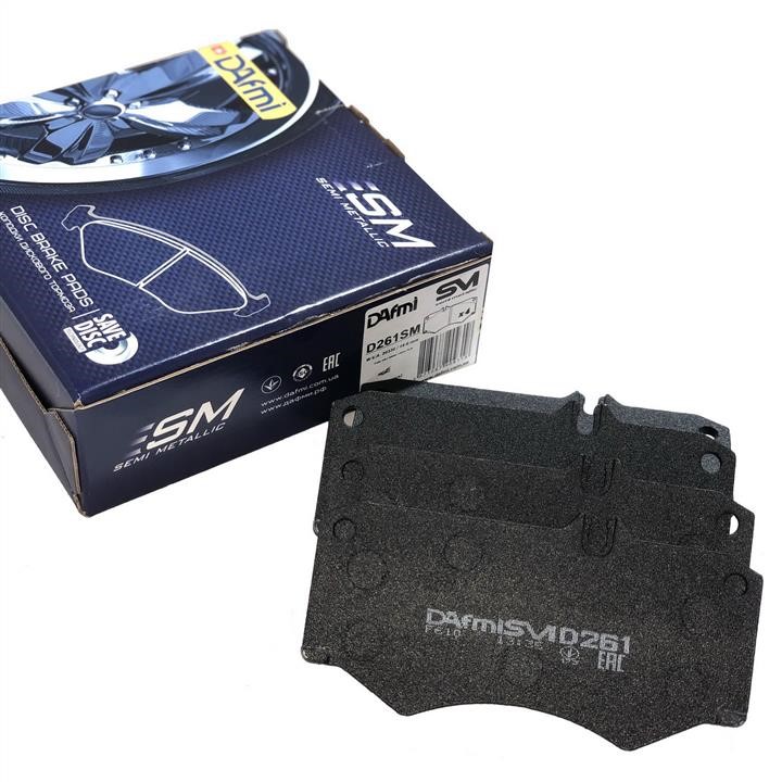 DAfmi D261SMI Front disc brake pads, set D261SMI: Buy near me in Poland at 2407.PL - Good price!