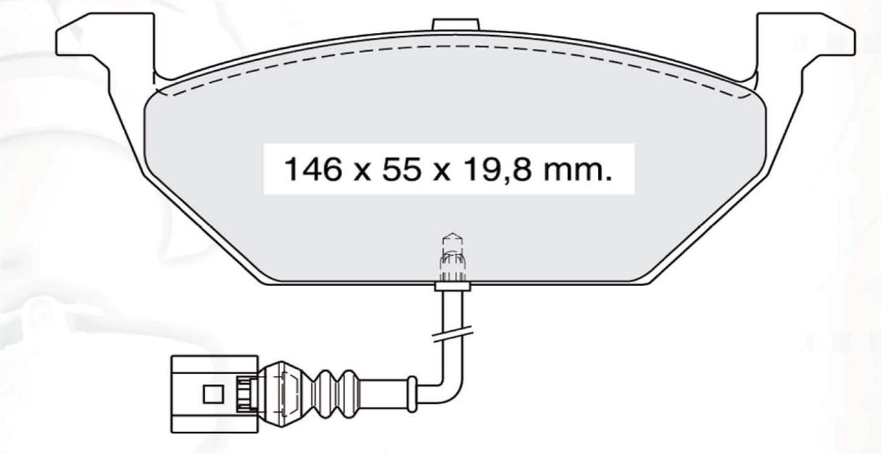 DAfmi D137SM Front disc brake pads, set D137SM: Buy near me in Poland at 2407.PL - Good price!