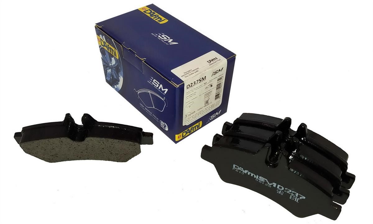 DAfmi D237SM Rear disc brake pads, set D237SM: Buy near me in Poland at 2407.PL - Good price!