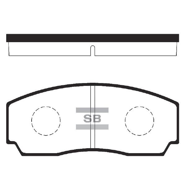 Sangsin SP2201 Тормозные колодки дисковые задние, комплект SP2201: Купить в Польше - Отличная цена на 2407.PL!