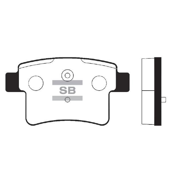 Sangsin SP2226 Rear disc brake pads, set SP2226: Buy near me in Poland at 2407.PL - Good price!