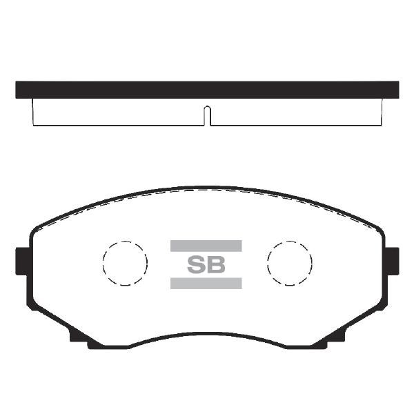 Sangsin SP2273 Front disc brake pads, set SP2273: Buy near me at 2407.PL in Poland at an Affordable price!