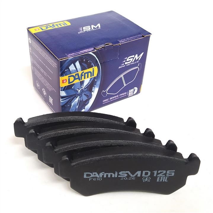 DAfmi D125SM Rear disc brake pads, set D125SM: Buy near me in Poland at 2407.PL - Good price!