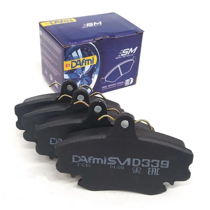 DAfmi D339SM Front disc brake pads, set D339SM: Buy near me in Poland at 2407.PL - Good price!