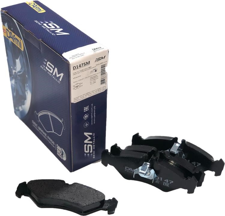 DAfmi D147SM Rear disc brake pads, set D147SM: Buy near me in Poland at 2407.PL - Good price!