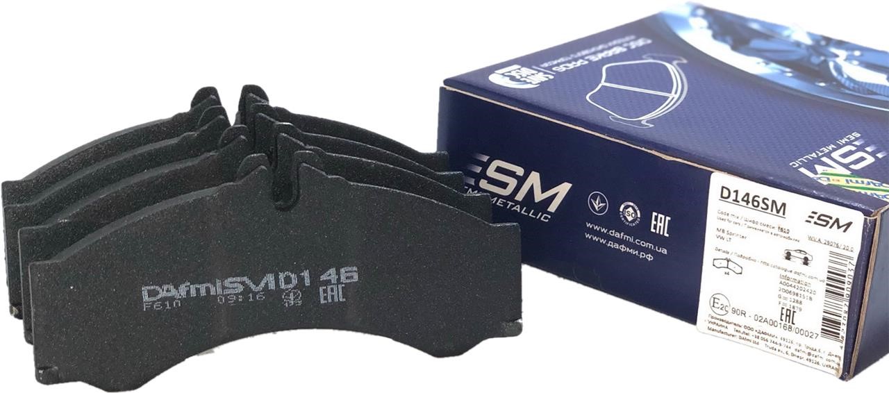 DAfmi D146SM Front disc brake pads, set D146SM: Buy near me in Poland at 2407.PL - Good price!