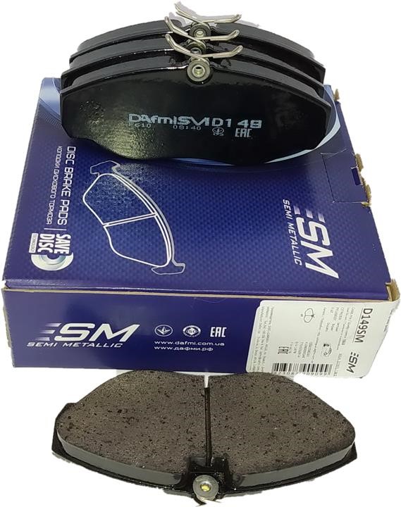 DAfmi D149SM Front disc brake pads, set D149SM: Buy near me in Poland at 2407.PL - Good price!