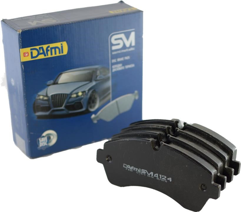 DAfmi D124SM Front disc brake pads, set D124SM: Buy near me in Poland at 2407.PL - Good price!