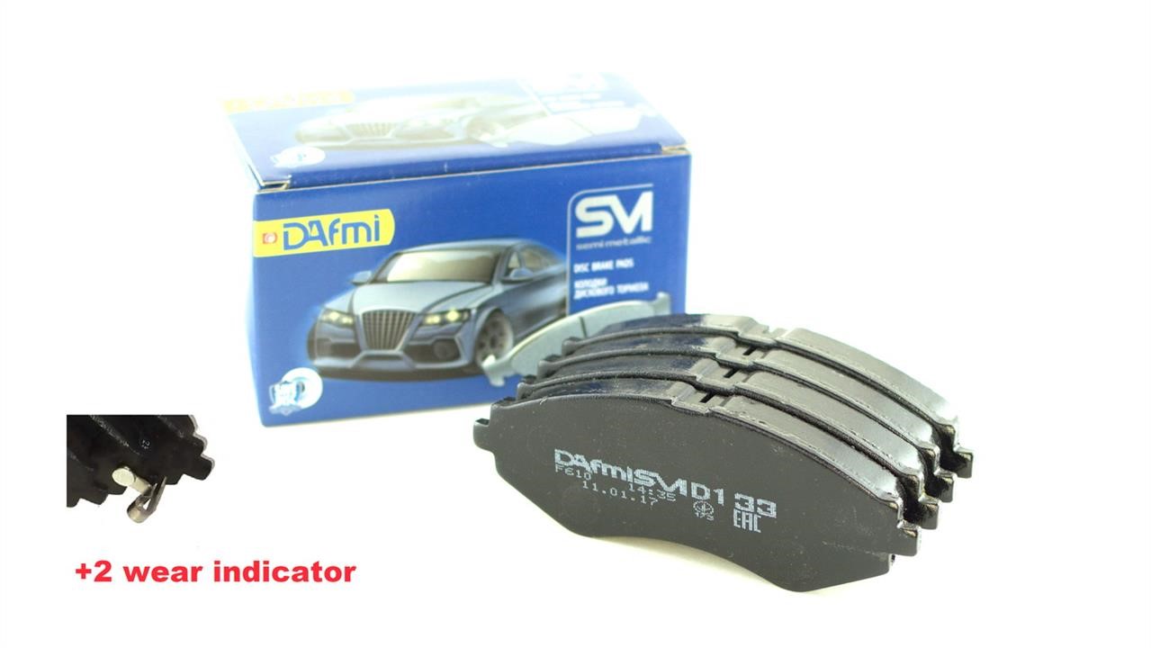 DAfmi D133SMI Front disc brake pads, set D133SMI: Buy near me in Poland at 2407.PL - Good price!