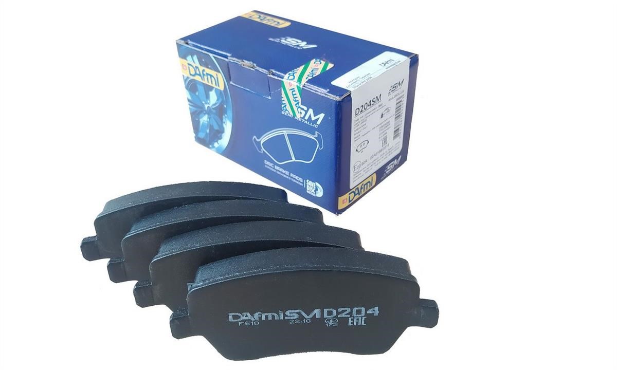 DAfmi D204SM Front disc brake pads, set D204SM: Buy near me in Poland at 2407.PL - Good price!