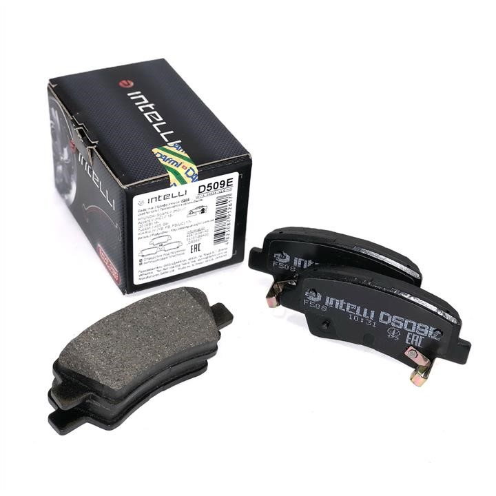 Intelli D509E Rear disc brake pads, set D509E: Buy near me in Poland at 2407.PL - Good price!