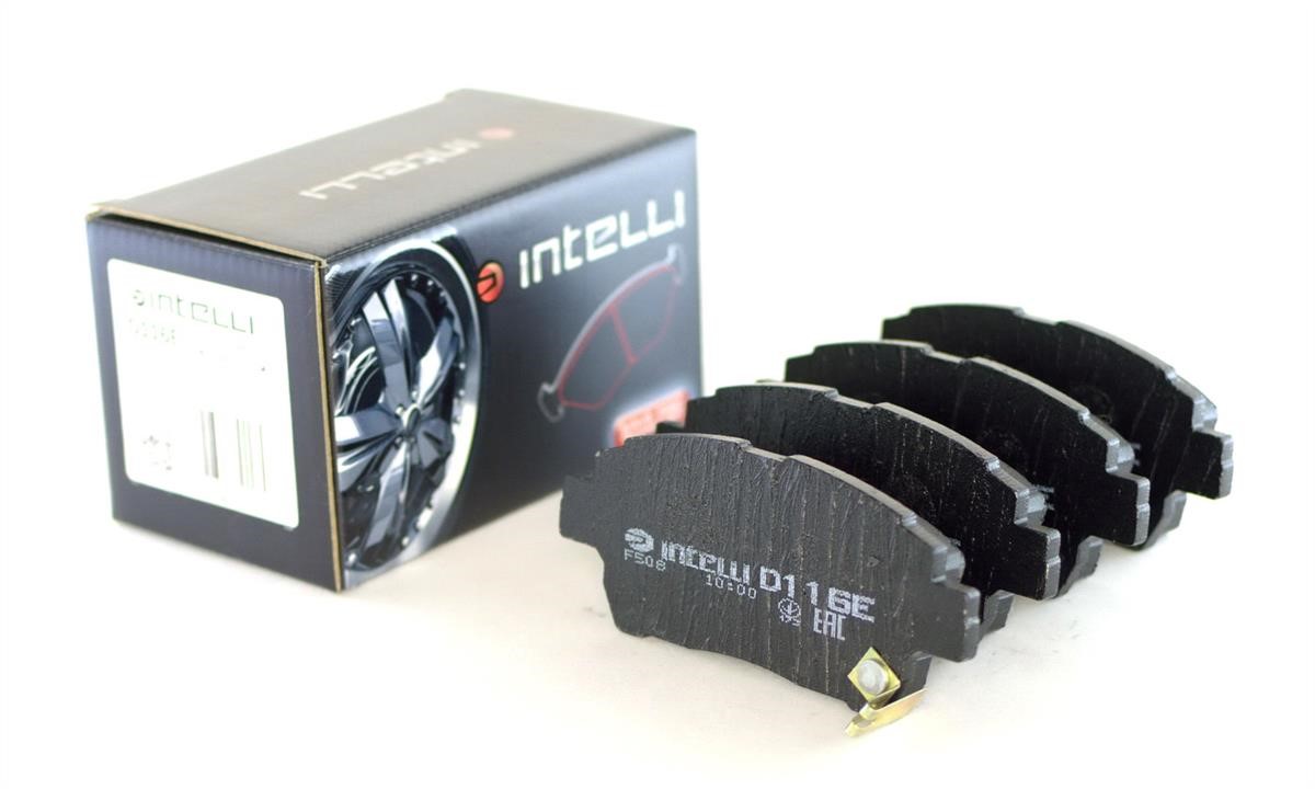 Intelli D116E Тормозные колодки дисковые передние, комплект D116E: Отличная цена - Купить в Польше на 2407.PL!