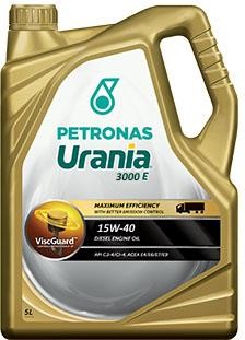 Petronas 21415019 Olej silnikowy PETRONAS URANIA 3000 E 15W-40 ACEA E7, API CI-4, 5 l 21415019: Dobra cena w Polsce na 2407.PL - Kup Teraz!