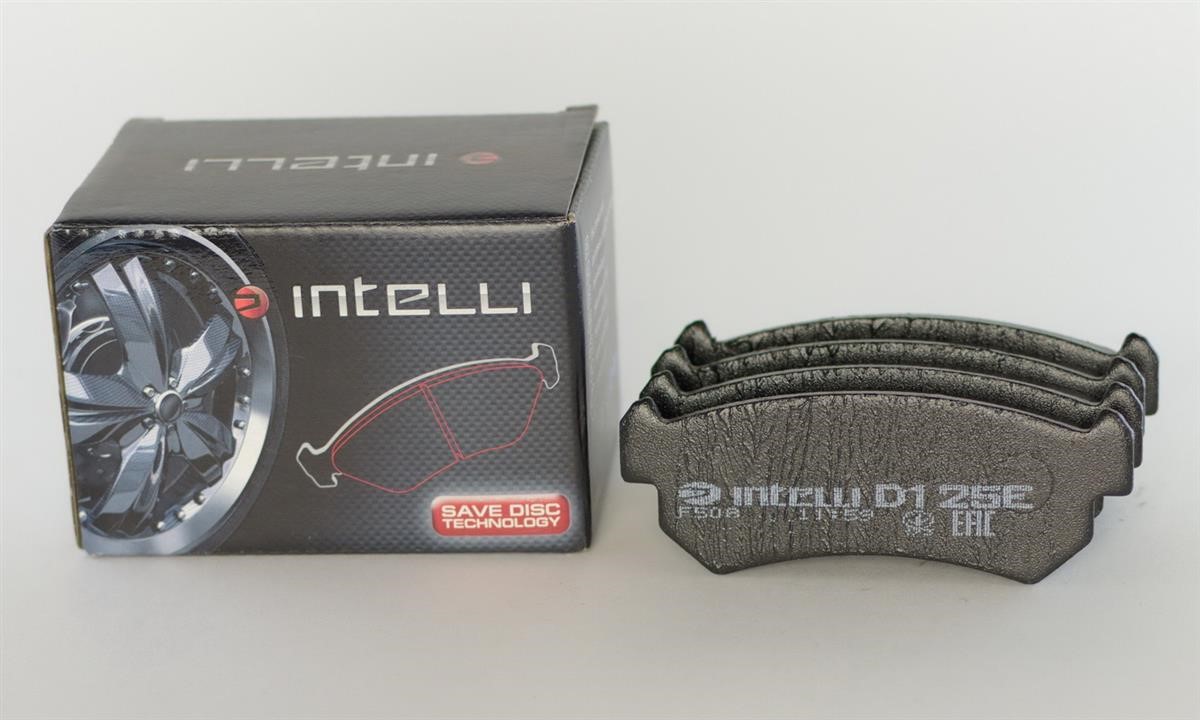 Intelli D125E Rear disc brake pads, set D125E: Buy near me in Poland at 2407.PL - Good price!