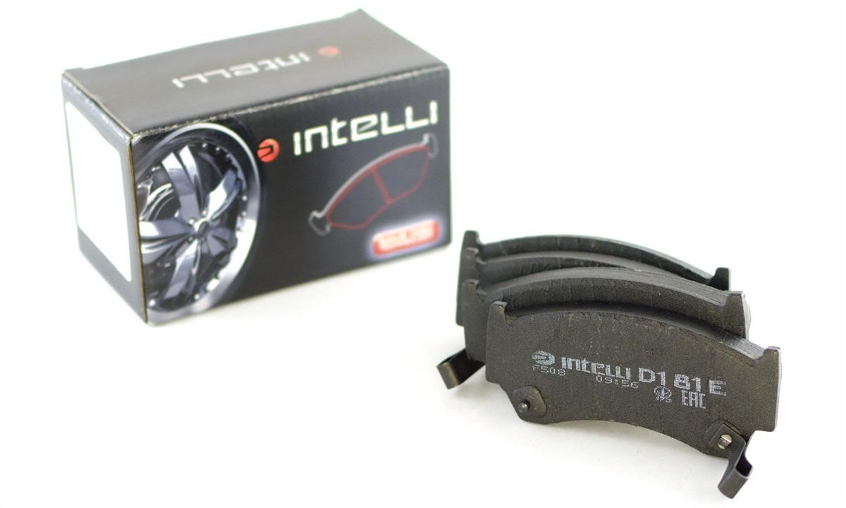Intelli D181E Тормозные колодки дисковые передние, комплект D181E: Отличная цена - Купить в Польше на 2407.PL!