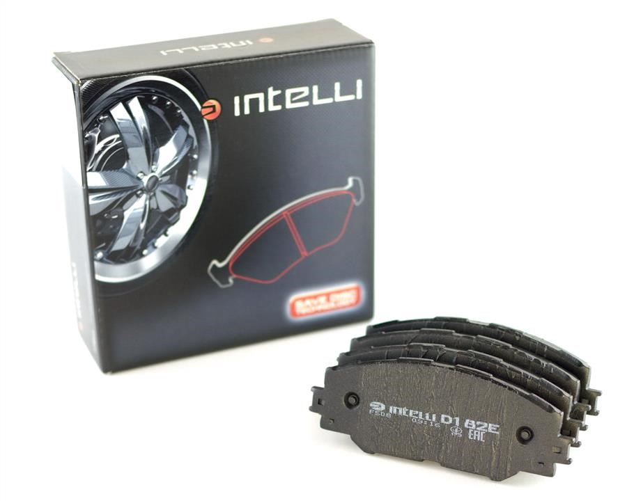 Intelli D182E Тормозные колодки дисковые передние, комплект D182E: Отличная цена - Купить в Польше на 2407.PL!