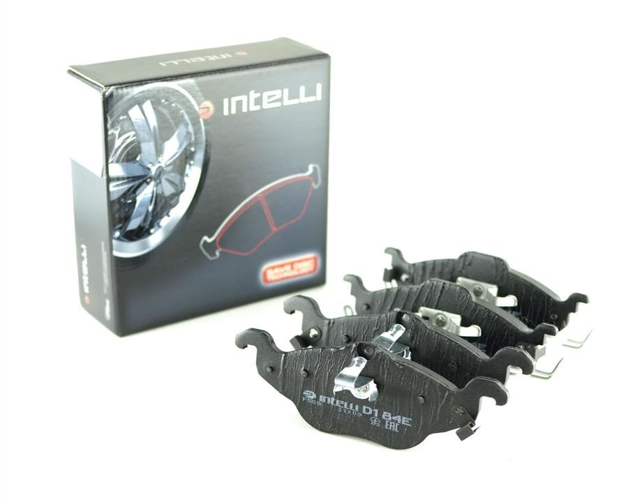 Intelli D184E Front disc brake pads, set D184E: Buy near me in Poland at 2407.PL - Good price!