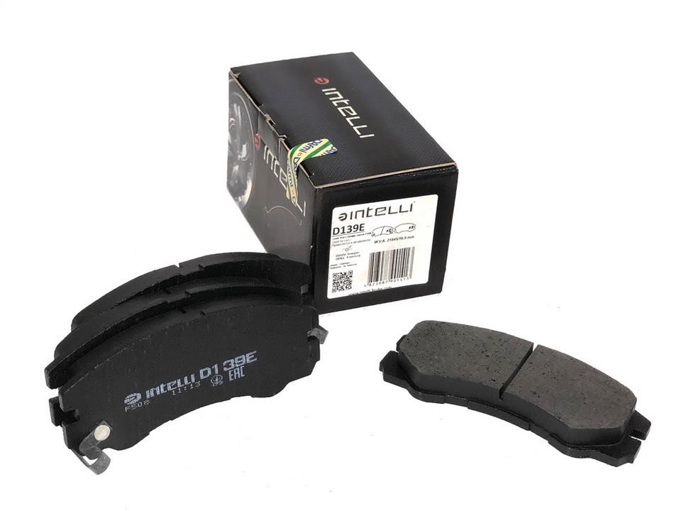 Intelli D139E Front disc brake pads, set D139E: Buy near me in Poland at 2407.PL - Good price!