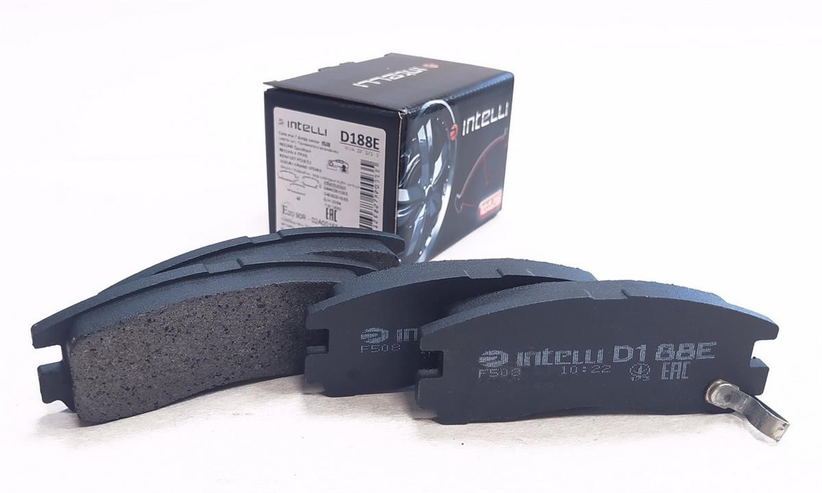 Intelli D188E Rear disc brake pads, set D188E: Buy near me in Poland at 2407.PL - Good price!