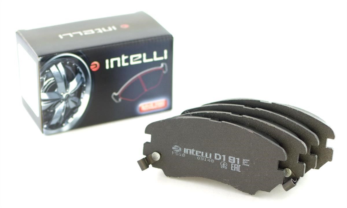 Intelli D191E Front disc brake pads, set D191E: Buy near me in Poland at 2407.PL - Good price!