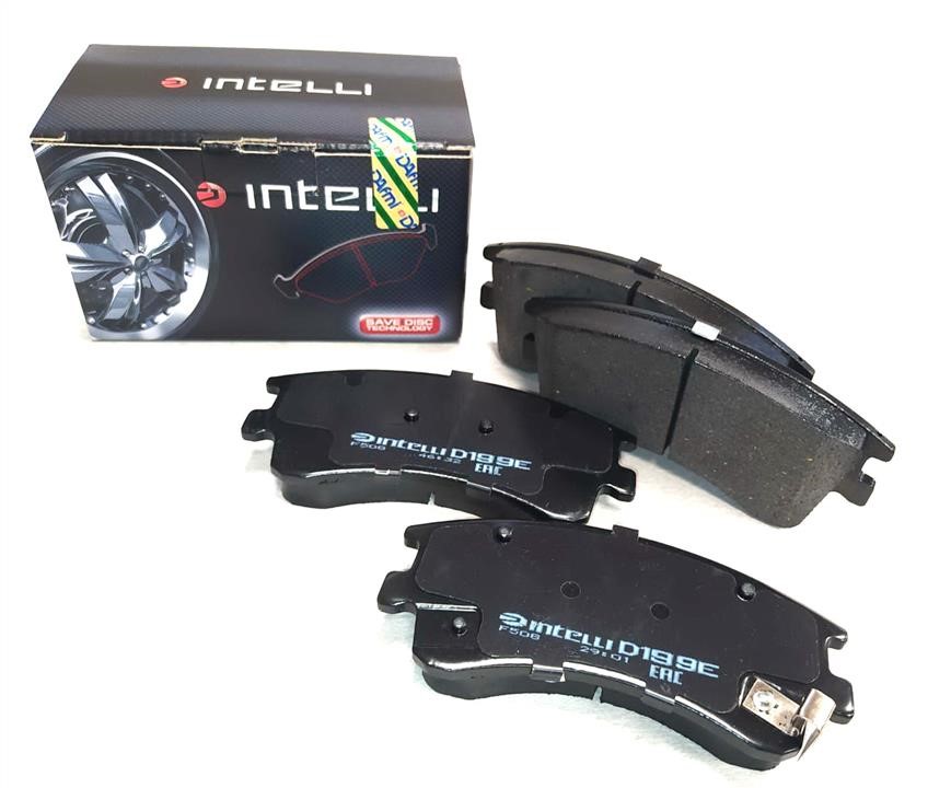 Intelli D199E Front disc brake pads, set D199E: Buy near me in Poland at 2407.PL - Good price!