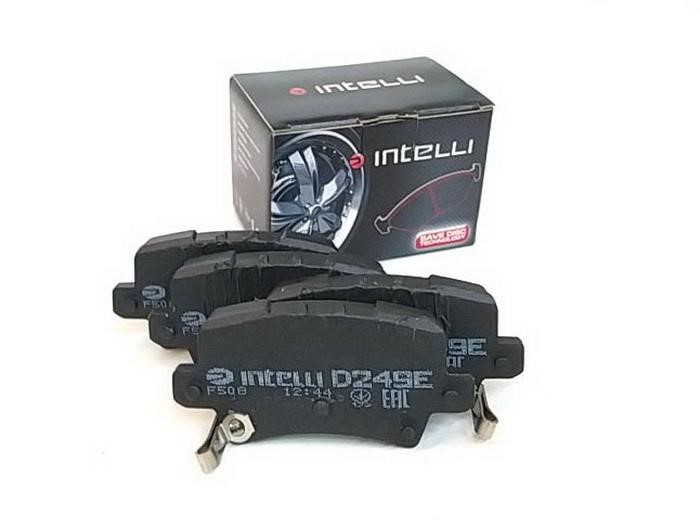 Intelli D249E Rear disc brake pads, set D249E: Buy near me in Poland at 2407.PL - Good price!