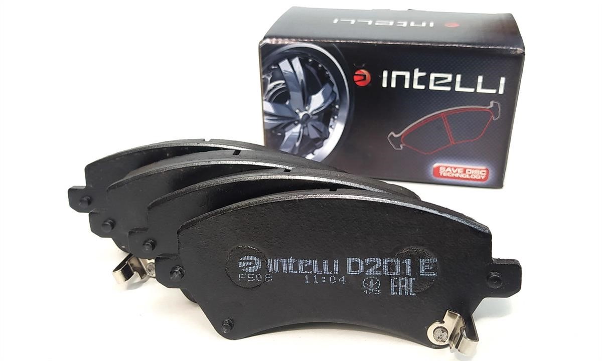 Intelli D201E Front disc brake pads, set D201E: Buy near me in Poland at 2407.PL - Good price!
